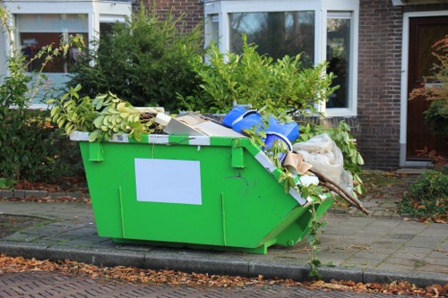 Collection of garden debris for removal